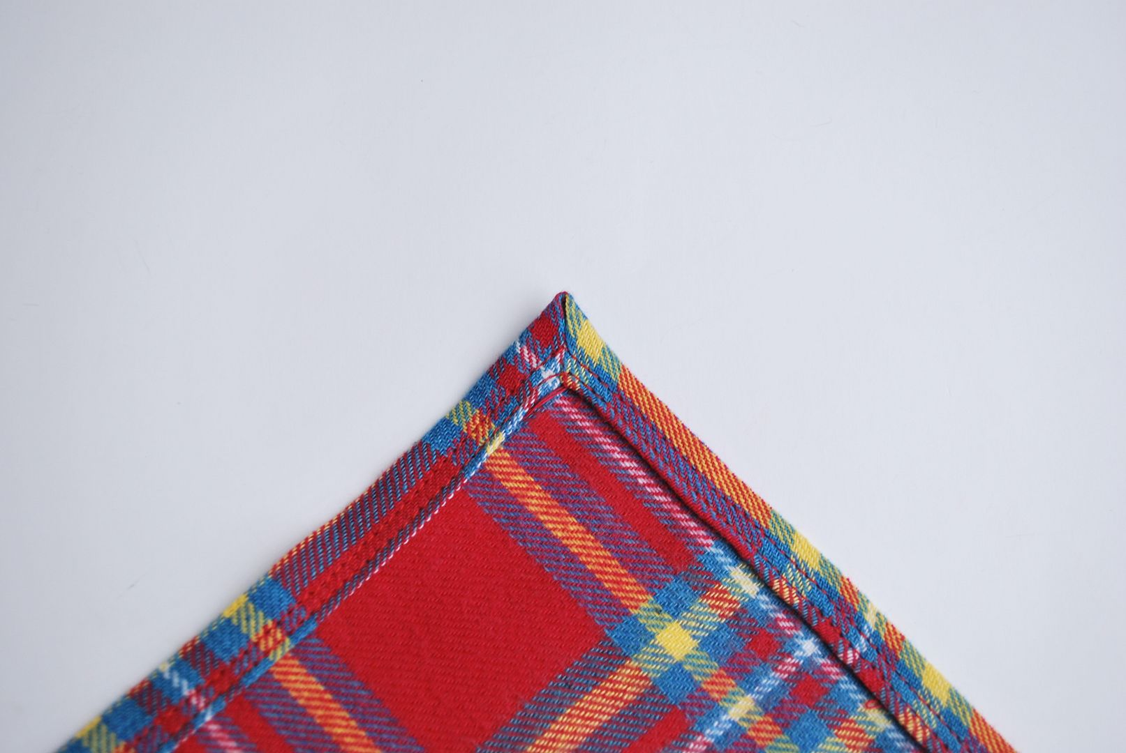 diy flannel napkins